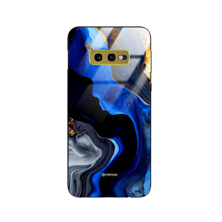 ETUI BLACK GLASS CASE NA TELEFON SAMSUNG GALAXY S10e ST_MAB-7