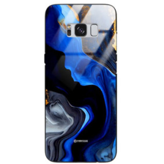 ETUI BLACK GLASS CASE NA TELEFON SAMSUNG GALAXY S8 ST_MAB-7