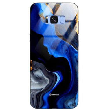 ETUI BLACK GLASS CASE NA TELEFON SAMSUNG GALAXY S8 PLUS ST_MAB-7