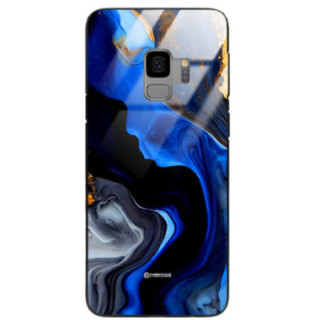 ETUI BLACK GLASS CASE NA TELEFON SAMSUNG GALAXY S9 ST_MAB-7