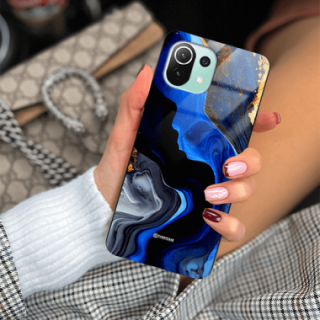 ETUI BLACK GLASS CASE NA TELEFON XIAOMI Mi 11 LITE 4G / 5G  ST_MAB-7