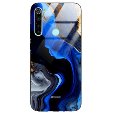 ETUI BLACK GLASS CASE NA TELEFON XIAOMI REDMI NOTE 8 / 8 2021  ST_MAB-7