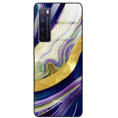 ETUI BLACK GLASS CASE NA TELEFON HUAWEI NOVA 7 PRO ST_MAB-8