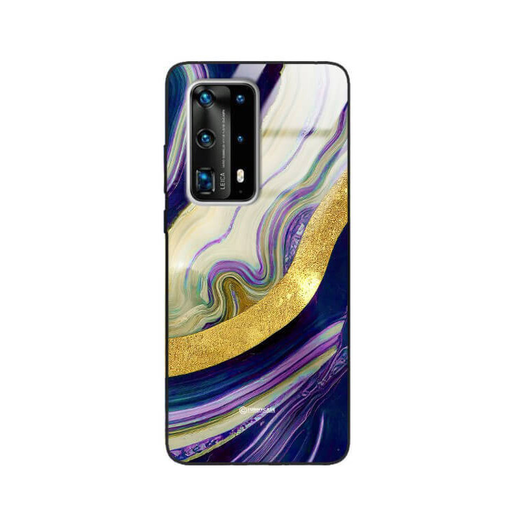 ETUI BLACK GLASS CASE NA TELEFON HUAWEI P40 PRO PLUS ST_MAB-8