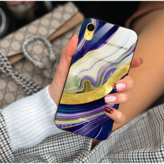 ETUI BLACK GLASS CASE NA TELEFON APPLE IPHONE XR ST_MAB-8