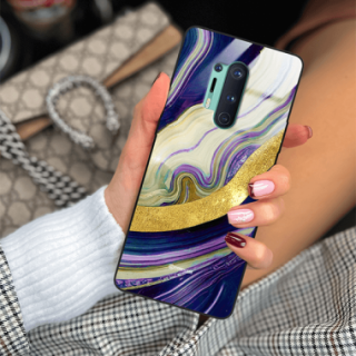 ETUI BLACK GLASS CASE NA TELEFON ONEPLUS 8 PRO ST_MAB-8