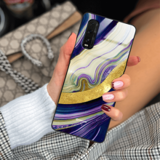 ETUI BLACK GLASS CASE NA TELEFON OPPO FIND X2 ST_MAB-8