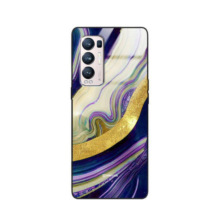 ETUI BLACK GLASS CASE NA TELEFON OPPO RENO 5 PRO PLUS ST_MAB-8