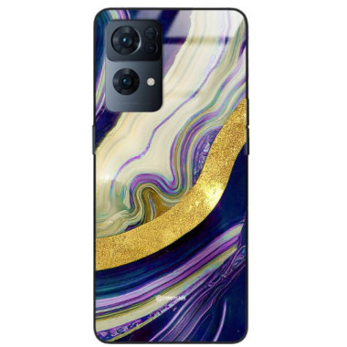 ETUI BLACK GLASS CASE NA TELEFON OPPO RENO 7 PRO 5G ST_MAB-8