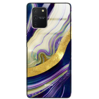 ETUI BLACK GLASS CASE NA TELEFON SAMSUNG GALAXY A91 / S10 LITE ST_MAB-8