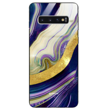 ETUI BLACK GLASS CASE NA TELEFON SAMSUNG GALAXY S10 ST_MAB-8