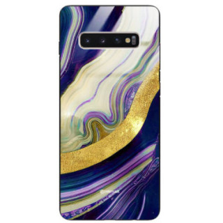 ETUI BLACK GLASS CASE NA TELEFON SAMSUNG GALAXY S10 PLUS ST_MAB-8