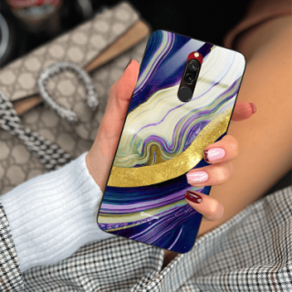 ETUI BLACK GLASS CASE NA TELEFON XIAOMI REDMI 8 ST_MAB-8