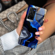ETUI BLACK GLASS CASE NA TELEFON VIVO X60 PRO PLUS ST_MAB-7