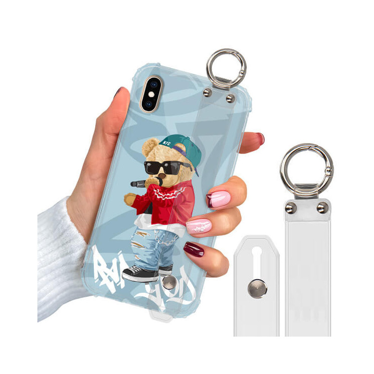ETUI ANTISHOCK Z PASKIEM NA TELEFON APPLE IPHONE XS MAX ST_TDD-101