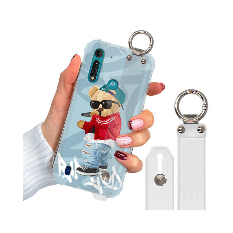 ETUI ANTISHOCK Z PASKIEM NA TELEFON MOTOROLA G8 POWER LITE ST_TDD-101