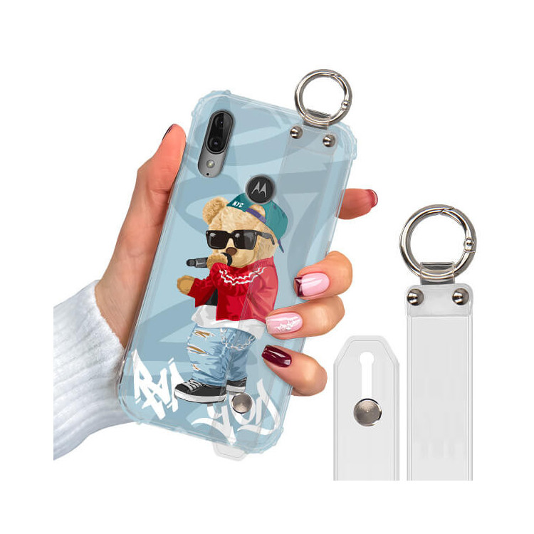 ETUI ANTISHOCK Z PASKIEM NA TELEFON MOTOROLA MOTO E6 PLUS ST_TDD-101