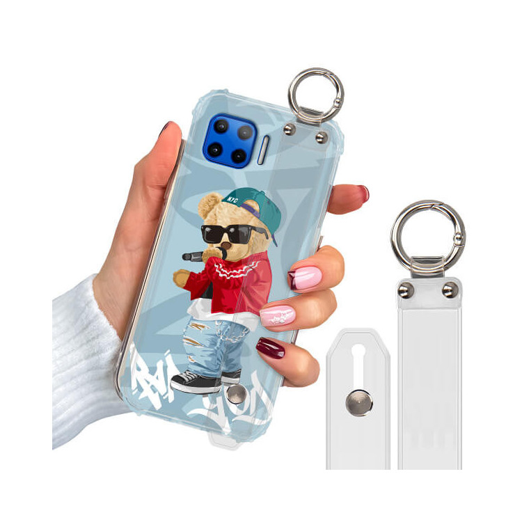 ETUI ANTISHOCK Z PASKIEM NA TELEFON MOTOROLA MOTO G 5G PLUS ST_TDD-101