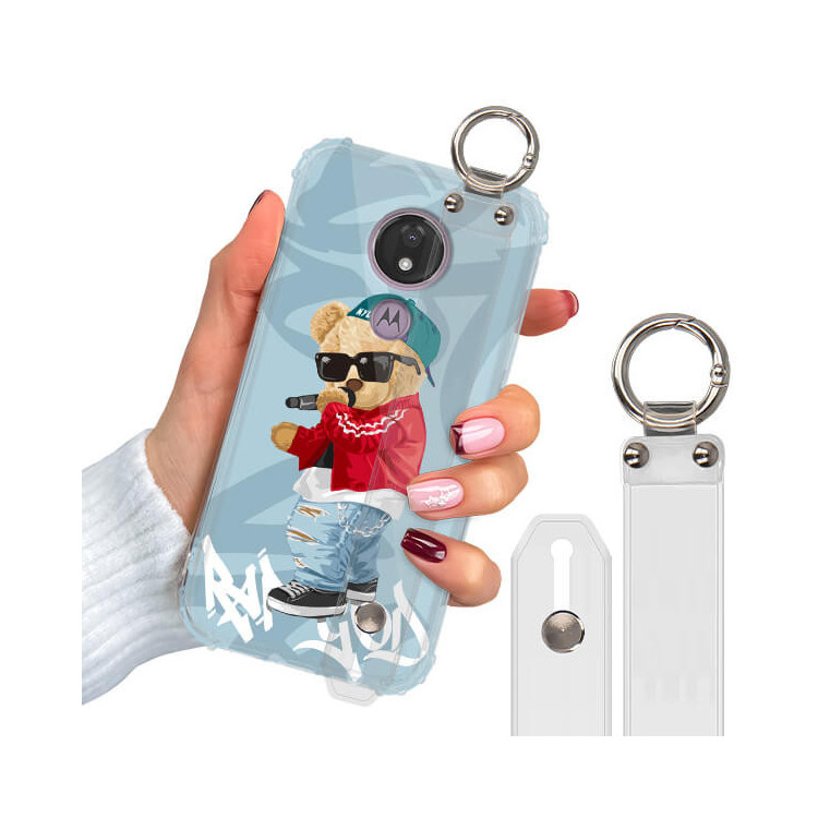 ETUI ANTISHOCK Z PASKIEM NA TELEFON MOTOROLA MOTO G7 POWER ST_TDD-101