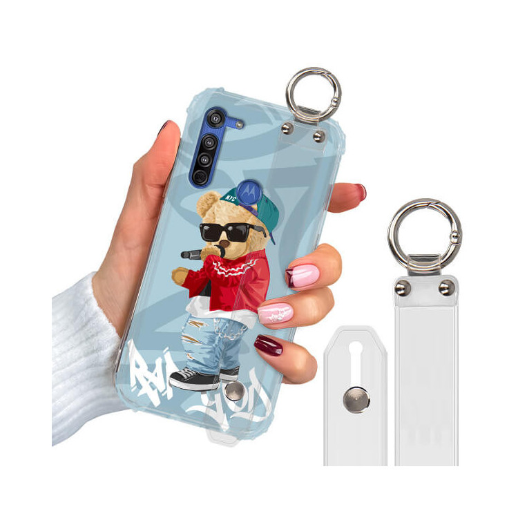 ETUI ANTISHOCK Z PASKIEM NA TELEFON MOTOROLA MOTO G8 ST_TDD-101