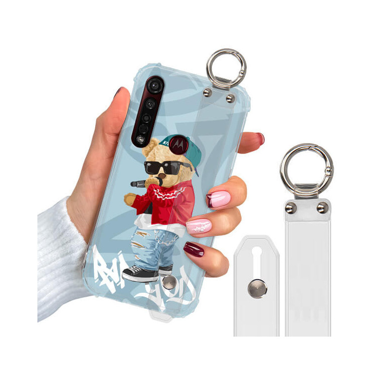ETUI ANTISHOCK Z PASKIEM NA TELEFON MOTOROLA MOTO G8 PLUS ST_TDD-101