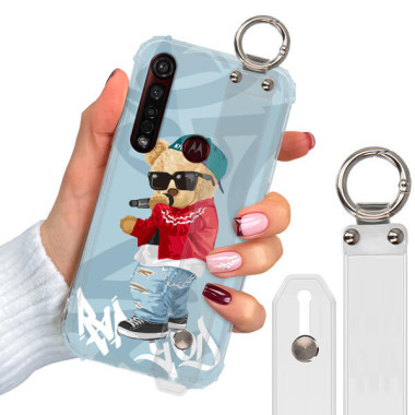 ETUI ANTISHOCK Z PASKIEM NA TELEFON MOTOROLA MOTO G8 PLUS ST_TDD-101