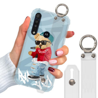ETUI ANTISHOCK Z PASKIEM NA TELEFON MOTOROLA MOTO ONE MACRO ST_TDD-101