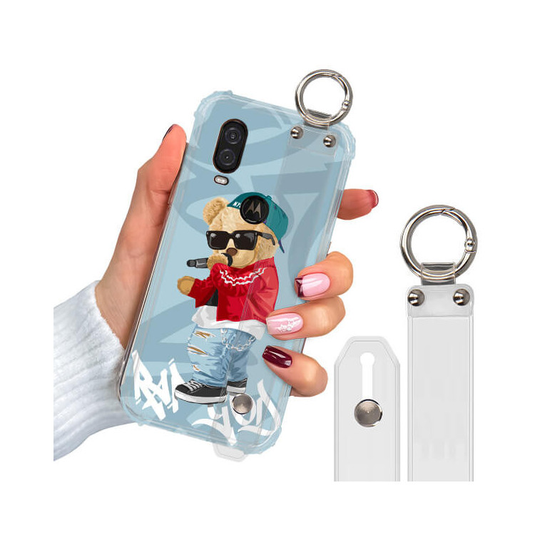 ETUI ANTISHOCK Z PASKIEM NA TELEFON MOTOROLA MOTO P40 ST_TDD-101