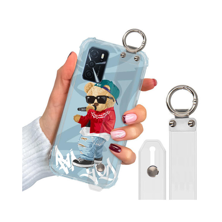 ETUI ANTISHOCK Z PASKIEM NA TELEFON OPPO A16 ST_TDD-101