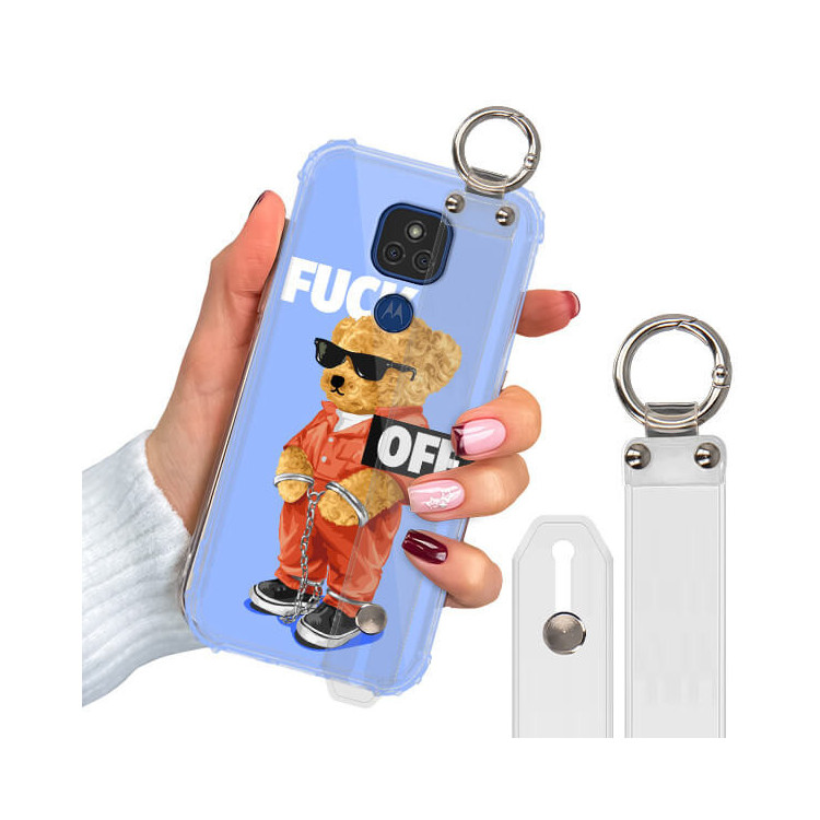 ETUI ANTISHOCK Z PASKIEM NA TELEFON MOTOROLA MOTO E7 PLUS ST_TDD-102