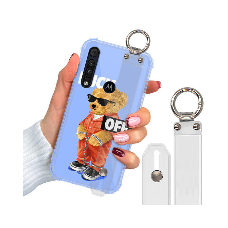 ETUI ANTISHOCK Z PASKIEM NA TELEFON MOTOROLA MOTO ONE MACRO ST_TDD-102