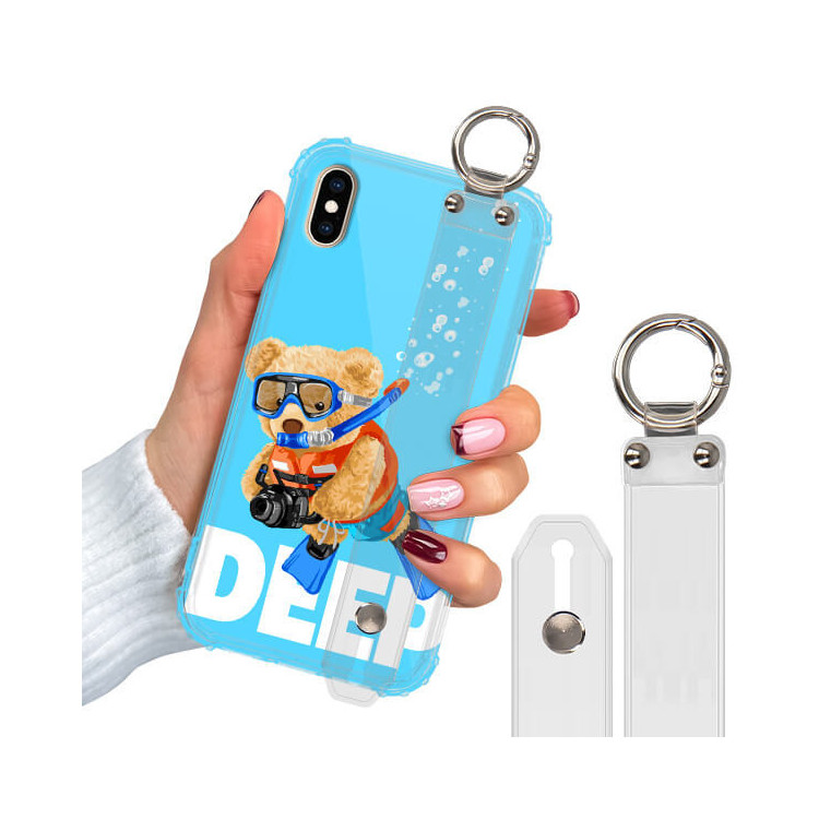 ETUI ANTISHOCK Z PASKIEM NA TELEFON APPLE IPHONE XS MAX ST_TDD-103