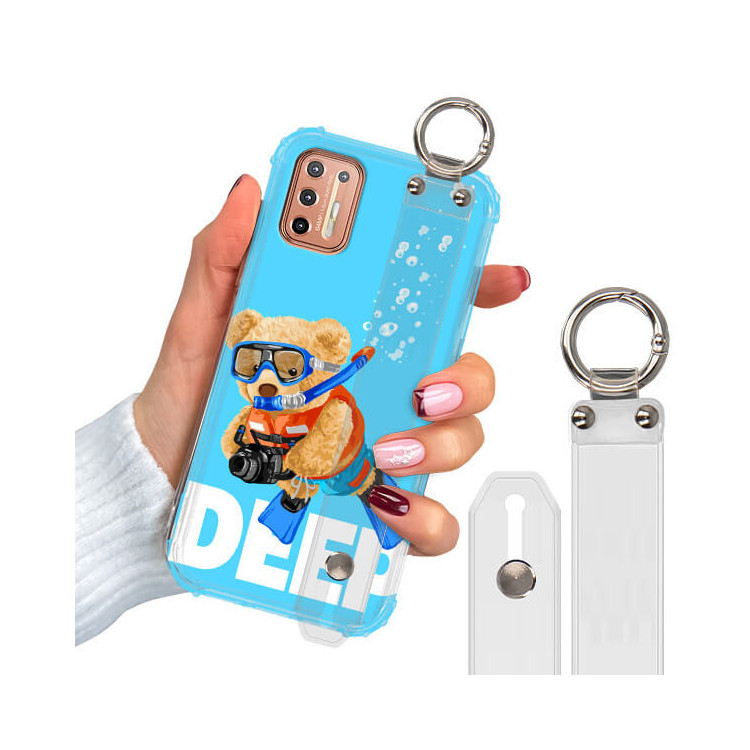 ETUI ANTISHOCK Z PASKIEM NA TELEFON MOTOROLA MOTO G9 PLUS ST_TDD-103