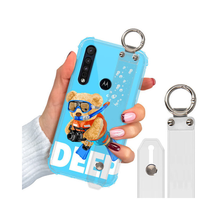 ETUI ANTISHOCK Z PASKIEM NA TELEFON MOTOROLA MOTO ONE MACRO ST_TDD-103