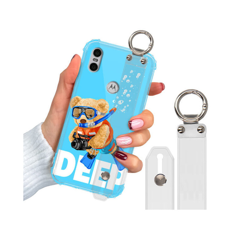 ETUI ANTISHOCK Z PASKIEM NA TELEFON MOTOROLA ONE ST_TDD-103