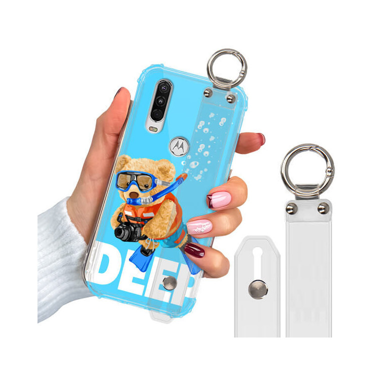 ETUI ANTISHOCK Z PASKIEM NA TELEFON MOTOROLA ONE ACTION ST_TDD-103