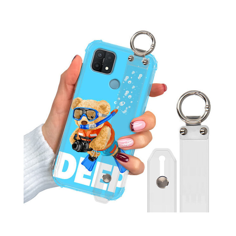ETUI ANTISHOCK Z PASKIEM NA TELEFON OPPO A15 ST_TDD-103