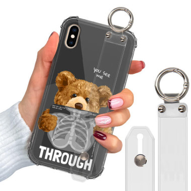 ETUI ANTISHOCK Z PASKIEM NA TELEFON APPLE IPHONE XS MAX ST_TDD-104