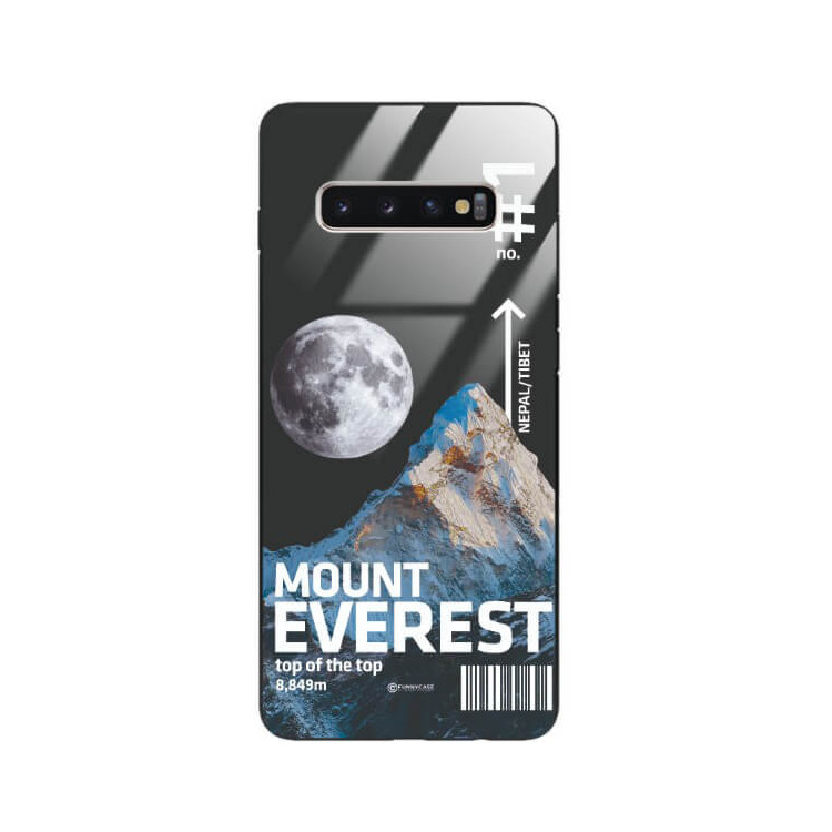 ETUI BLACK CASE GLASS NA TELEFON SAMSUNG GALAXY S10 PLUS ST_TCL-100