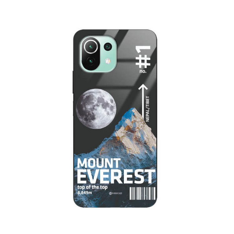 ETUI BLACK CASE GLASS NA TELEFON XIAOMI MI 11 LITE 4G / 5G / 5G NE ST_TCL-100