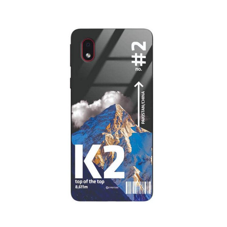 ETUI BLACK CASE GLASS NA TELEFON SAMSUNG GALAXY A01 CORE ST_TCL-101