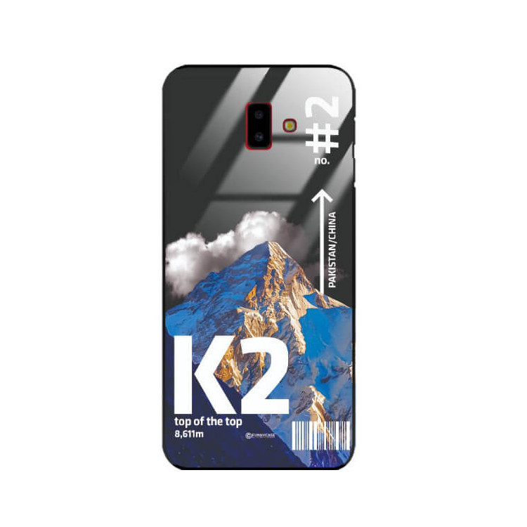 ETUI BLACK CASE GLASS NA TELEFON SAMSUNG GALAXY J6 PLUS 2018 ST_TCL-101