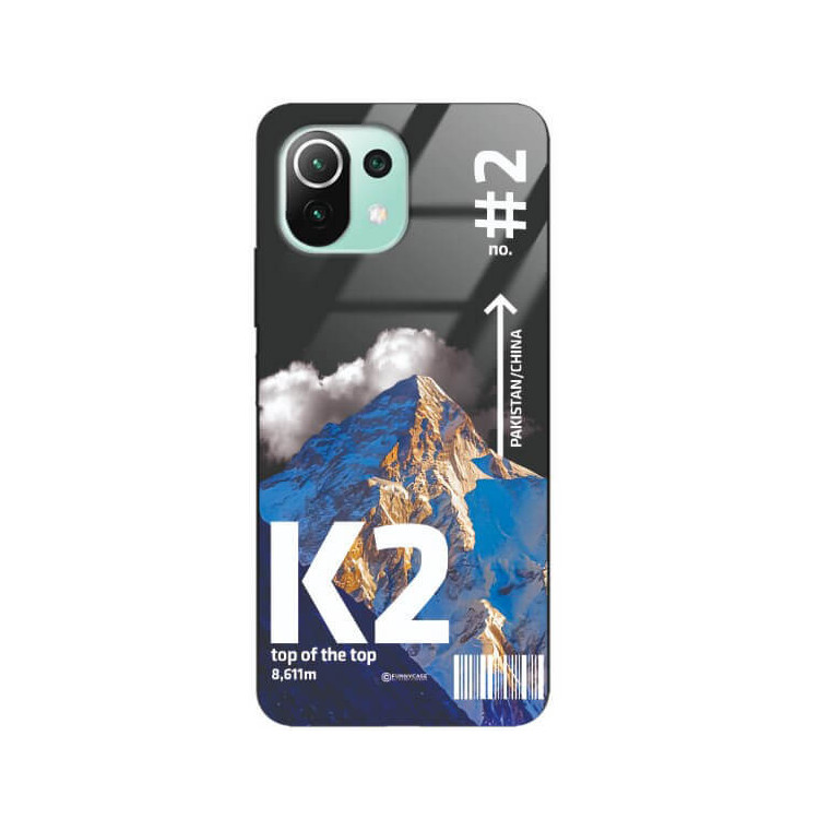 ETUI BLACK CASE GLASS NA TELEFON XIAOMI MI 11 LITE 4G / 5G / 5G NE ST_TCL-101