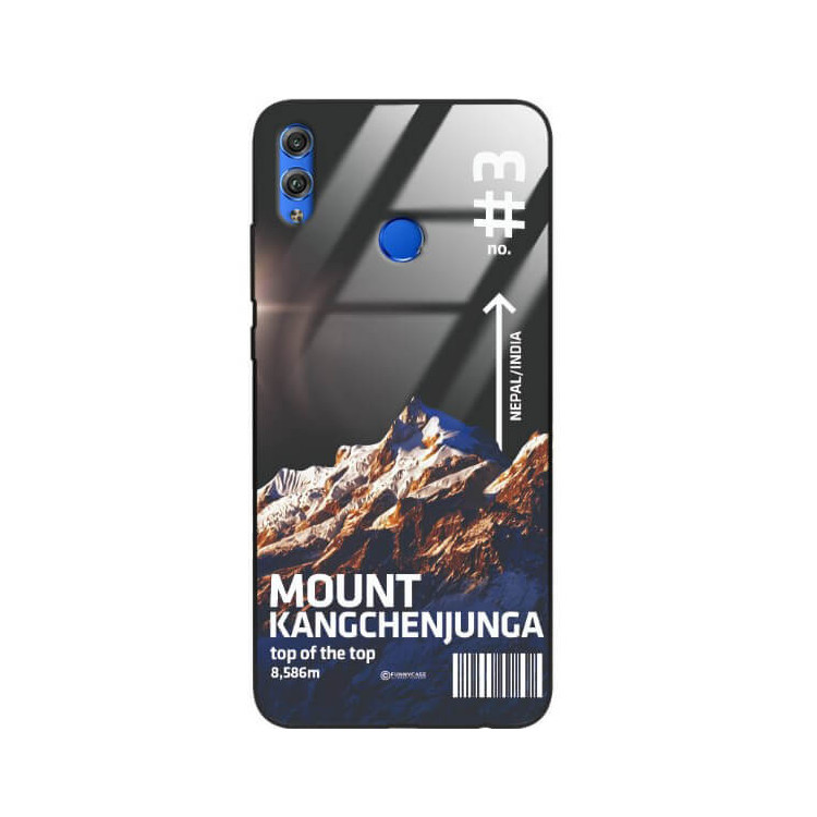 ETUI BLACK CASE GLASS NA TELEFON HUAWEI HONOR 8X ST_TCL-102