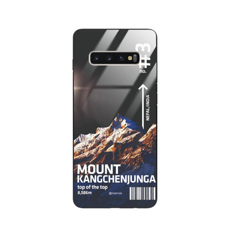 ETUI BLACK CASE GLASS NA TELEFON SAMSUNG GALAXY S10 PLUS ST_TCL-102