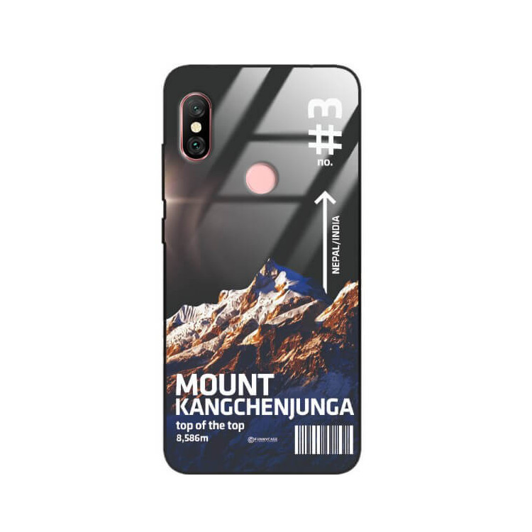 ETUI BLACK CASE GLASS NA TELEFON XIAOMI REDMI NOTE 6 / 6 PRO  ST_TCL-102