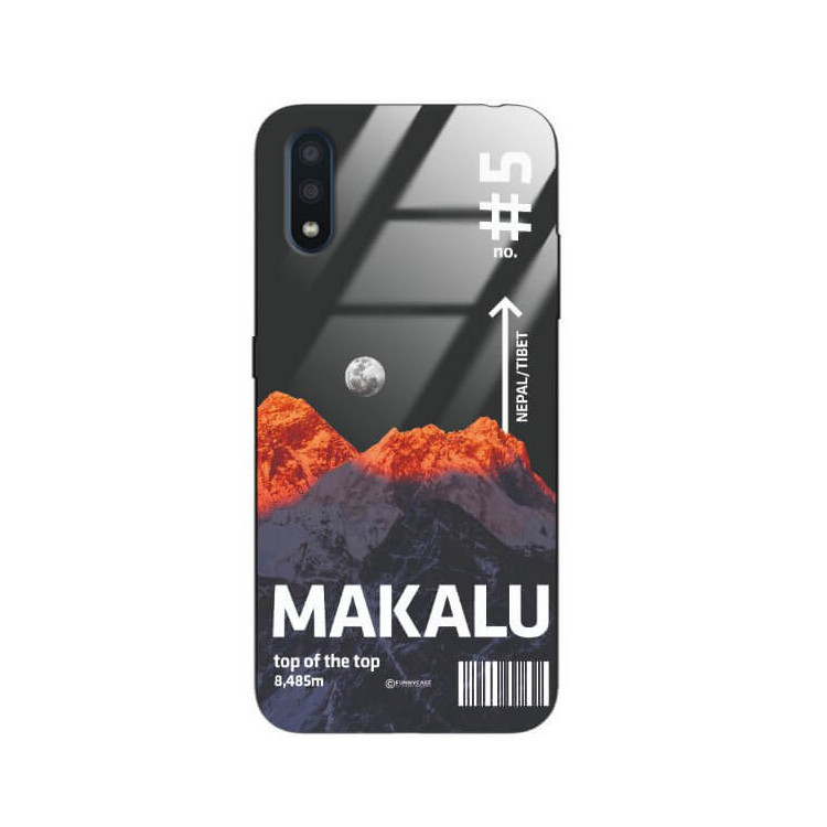 ETUI BLACK CASE GLASS NA TELEFON SAMSUNG GALAXY A01 ST_TCL-103