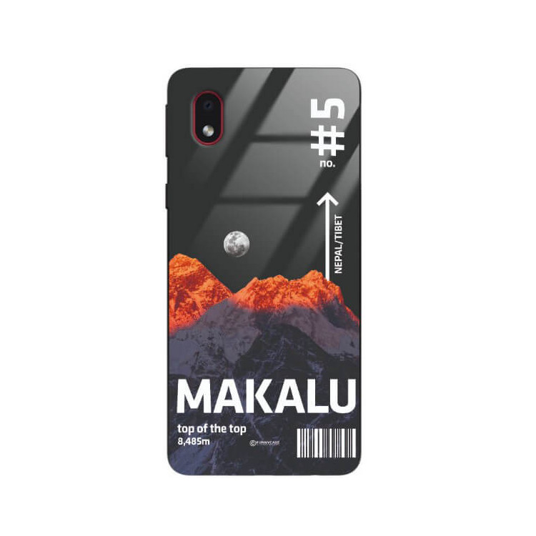 ETUI BLACK CASE GLASS NA TELEFON SAMSUNG GALAXY A01 CORE ST_TCL-103