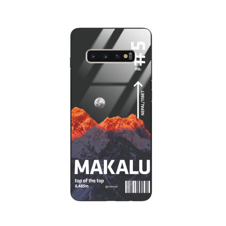 ETUI BLACK CASE GLASS NA TELEFON SAMSUNG GALAXY S10 PLUS ST_TCL-103