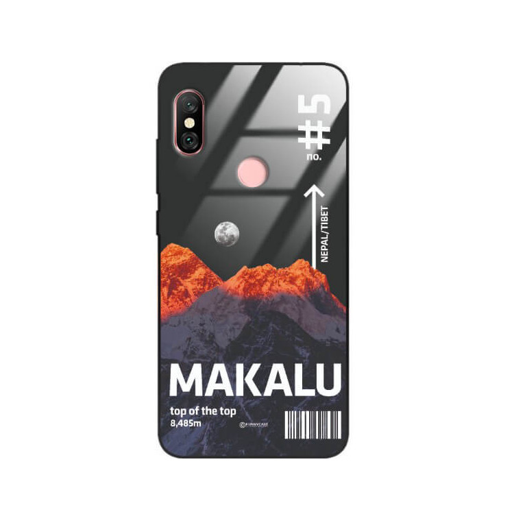 ETUI BLACK CASE GLASS NA TELEFON XIAOMI REDMI NOTE 6 / 6 PRO  ST_TCL-103